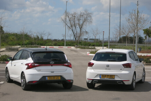 סיאט איביזה מול יונדאי i20 סיאט איביזה מול יונדאי i20